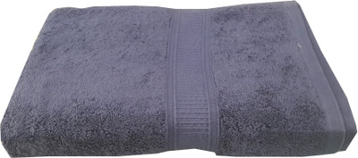 

Welhouse India Cotton 250 GSM Bath Towel(Grey)