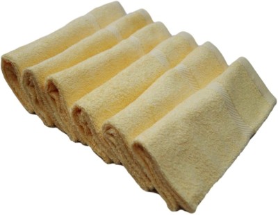 SNUGGLE Terry Cotton 400 GSM Hand Towel Set(Pack of 6)