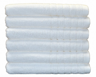 

Juvenile Cotton 2400 GSM Bath Towel(Pack of 6, White)