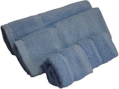SNUGGLE Terry Cotton 400 GSM Hand, Face Towel Set(Pack of 4)