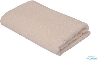

Softweave Cotton 450 GSM Bath Towel(Peach), Cream
