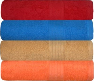 

Shopping Store Cotton 450 GSM Bath Towel(Pack of 4, Multicolor)