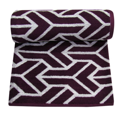 Bombay Dyeing Cotton Bath Towel(Red)