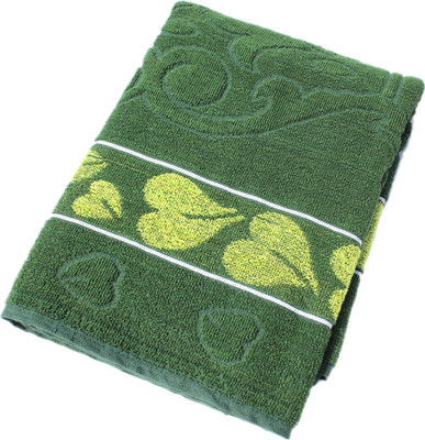 22% OFF on Mandhania Cotton Bath Towel(Green)