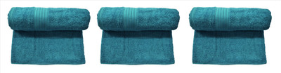 

Bombay Dyeing Cotton 550 GSM Bath Towel Set(Pack of 3, Blue), Innk blue