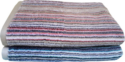 

Divine Overseas Cotton Bath Towel(Pack of 2, Multicolor)