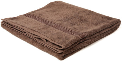 

WELHOME Cotton 450 GSM Bath Towel(Brown)