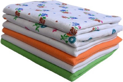

Cotton Colors Cotton 2400 GSM Bath Towel(Pack of 6, Multicolor)