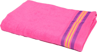 

Avira Home Cotton 400 GSM Bath Towel(Blue), Dark pink