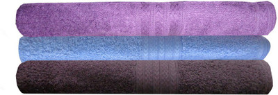 

India Furnish Cotton 450 GSM Bath Towel Set(Pack of 3, Multicolor)