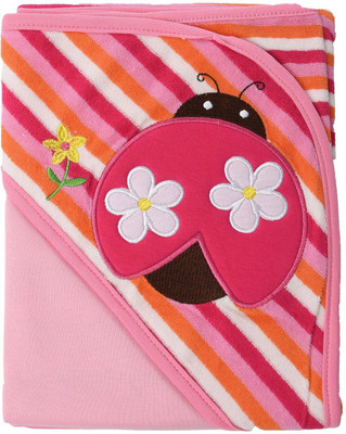 

Baby Bucket Cotton 2400 GSM Bath Towel(Pink)
