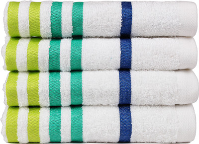 

Casa Copenhagen Cotton 475 GSM Hand Towel Set(Pack of 4, White)