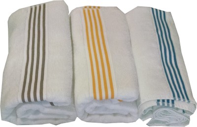 Welhouse India Cotton 540 GSM Bath Towel(Pack of 3)