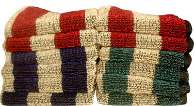 

Fzyme Cotton 240 GSM Face Towel Set(Pack of 12, Multicolor)