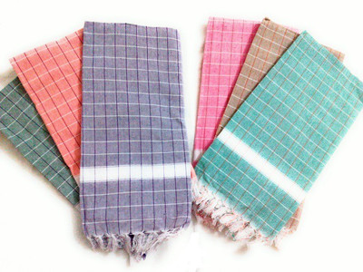 

Cotton Colors Cotton 2400 GSM Bath Towel Set(Pack of 6, Multicolor)