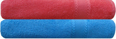 

Akin Cotton 450 GSM Bath Towel(Pack of 2, Blue, Peach)