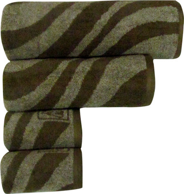 

Bombay Dyeing Cotton Bath & Hand Towel Set(Pack of 4, Green)