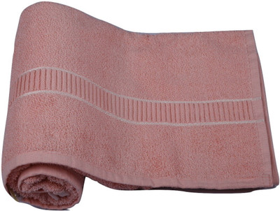 

NKP Cotton 425 GSM Bath Towel(Beige), Rose
