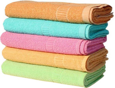 

Milap Cotton 300 GSM Hand Towel(Pack of 5, Multicolor)