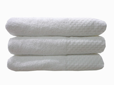 

India Furnish Cotton 600 GSM Bath Towel Set(Pack of 3, White)