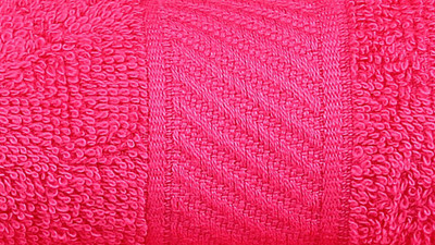 

Trident Cotton 400 GSM Bath Towel(Pink)