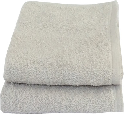 

Lushomes Cotton Terry Towel Set(Pack of 2, Grey), Light grey