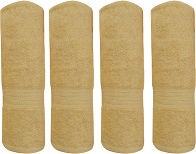 

Bombay Dyeing Cotton 500 GSM Bath Towel Set(Pack of 4, Brown)