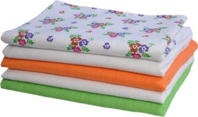 

Cotton Colors Cotton 2400 GSM Bath Towel Set(Pack of 5, Multicolor)