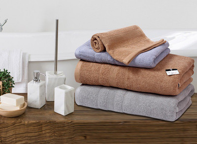

The Intellect Bazaar Cotton 450 GSM Bath, Hand Towel Set(Pack of 4, Grey, Brown), Brown;grey