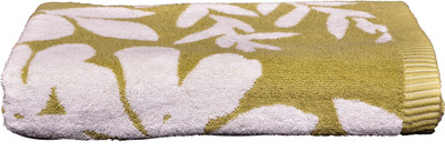 

Avira Home Cotton 600 GSM Bath Towel(Grey), Green & white
