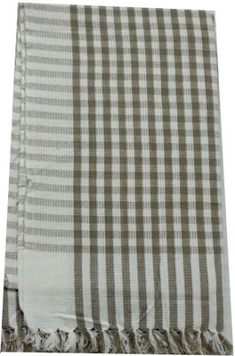 

Tidy Cotton Bath Towel(Brown, White)