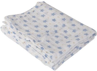 

DITYA Cotton 110 GSM Bath Towel(White, Blue), Multicolor