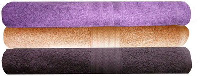 

India Furnish Cotton 450 GSM Bath Towel Set(Pack of 3, Multicolor)