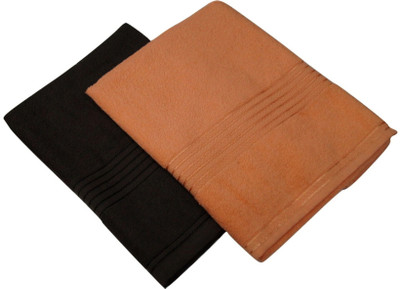 

Snuggle Cotton 500 GSM Bath Towel Set(Pack of 2, Brown, Orange)