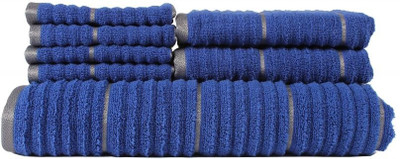

Casa Copenhagen GSM Face Towel(Pack of 7, Blue)