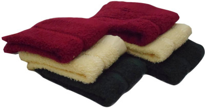 

Snuggle Cotton 400 GSM Face Towel(Pack of 6, Multicolor), Dark green;maroon;yellow