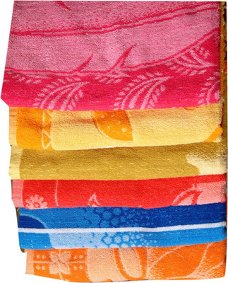 

Kundan Cotton 430 GSM Bath Towel(Pack of 6, Multicolor)