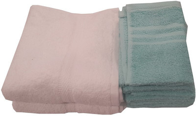 

Welhouse India Cotton 2600 GSM Hand, Face Towel Set(Pack of 4, Multicolor)