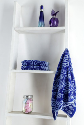 

Turkish Bath Cotton 410 GSM Hand Towel Set(Pack of 5, Blue)