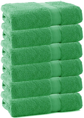 

Juvenile Cotton 2000 GSM Bath, Hair, Sport Towel Set(Pack of 6, Green)