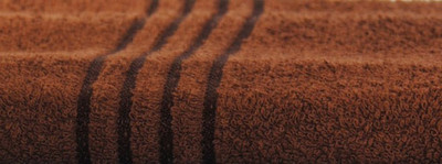 

Trident Cotton 380 GSM Bath Towel(Brown)