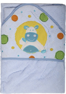 

Baby Boo Cotton, Polyester 2200 GSM Bath Towel(Light Blue)