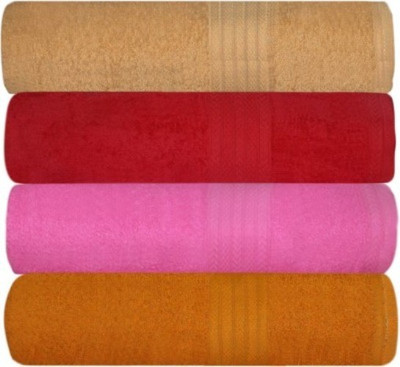 

Shopping Store Cotton 450 GSM Bath Towel(Pack of 4, Multicolor)