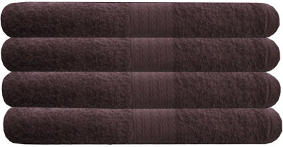 

India Furnish Cotton 450 GSM Bath Towel(Pack of 4, Brown)