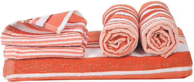 

Cortina Cotton 300 GSM Bath, Hand, Face Towel Set(Pack of 5, Multicolor)