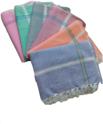 

Cotton Colors Cotton 2400 GSM Bath Towel Set(Pack of 6, Multicolor)