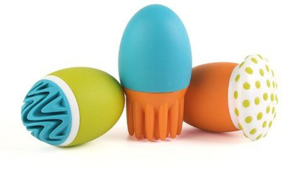 

Boon Scrubble Interchangeable Bath Toy Squirt Set Bath Toy(Orange)