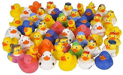 

Rhode Island Novelty Assorted Rubber Ducks Bath Toy(Multicolor)