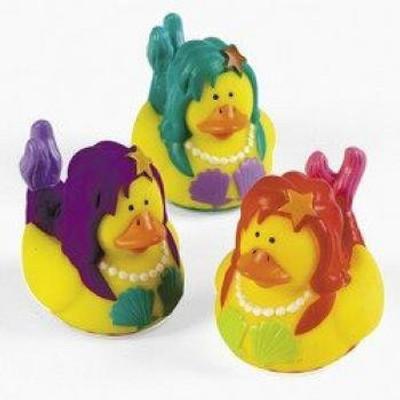 

Fun Express Mermaid Rubber Ducks Bath Toy(Multicolor)