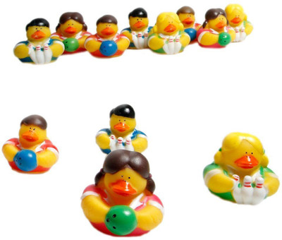 

Fun Express Bowling Rubber Ducks Bath Toy(Multicolor)
